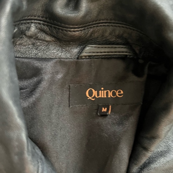 QUINCE 100% Leather Oversized Bomber Jacket - Picture 5 of 11